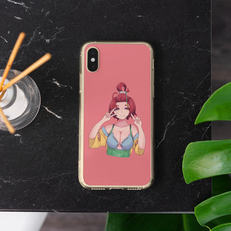 Ayame Kohiko Peace Sign iPhone Case