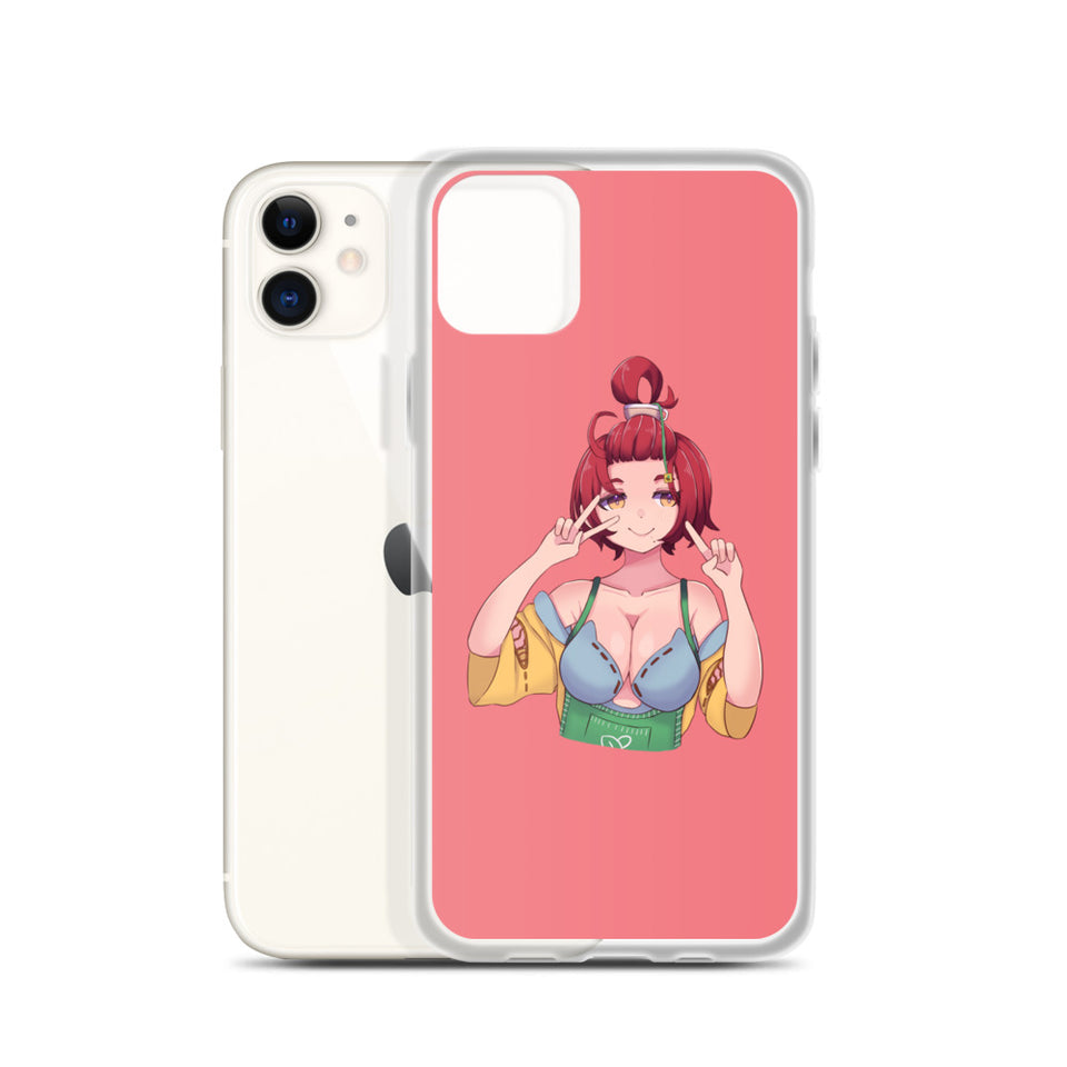 Ayame Kohiko Peace Sign iPhone Case