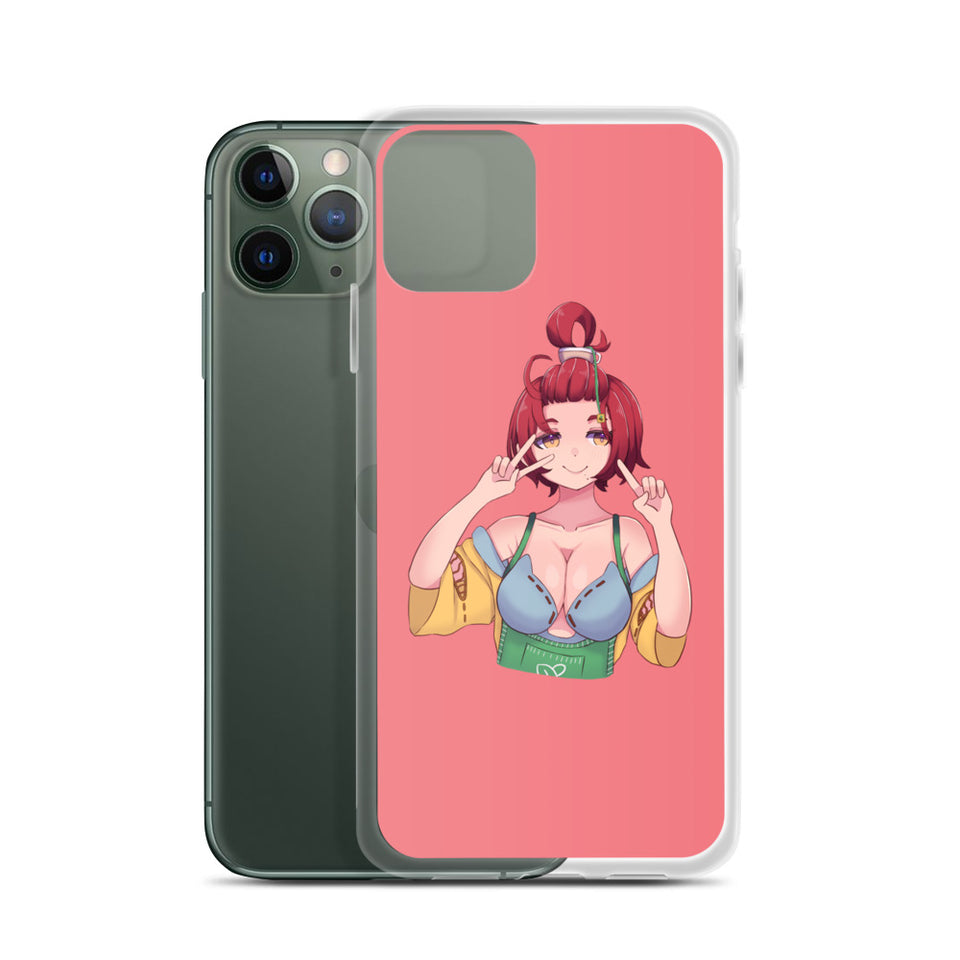 Ayame Kohiko Peace Sign iPhone Case