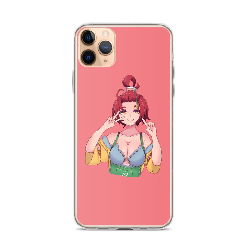 Ayame Kohiko Peace Sign iPhone Case