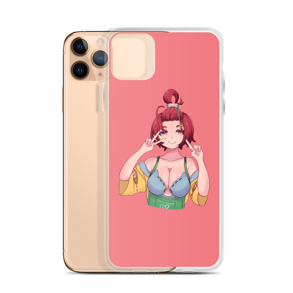 Ayame Kohiko Peace Sign iPhone Case
