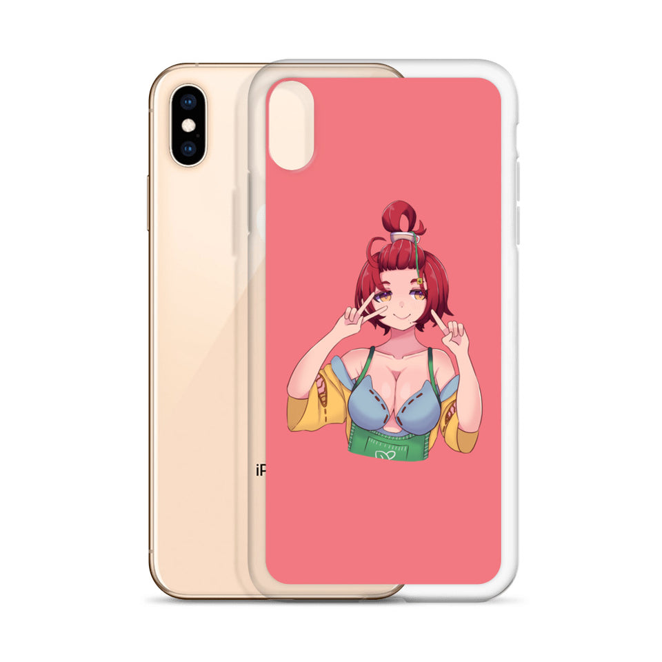 Ayame Kohiko Peace Sign iPhone Case