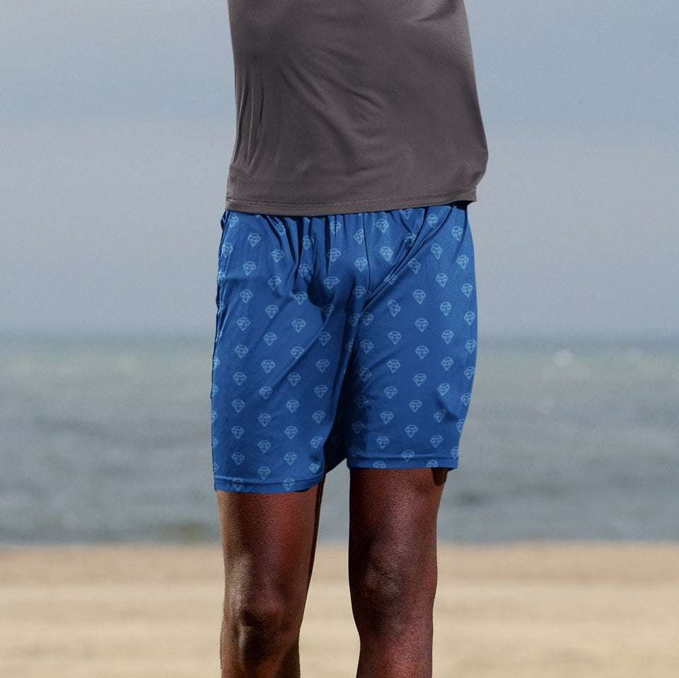 Diamond Seas Men's Athletic Long Shorts