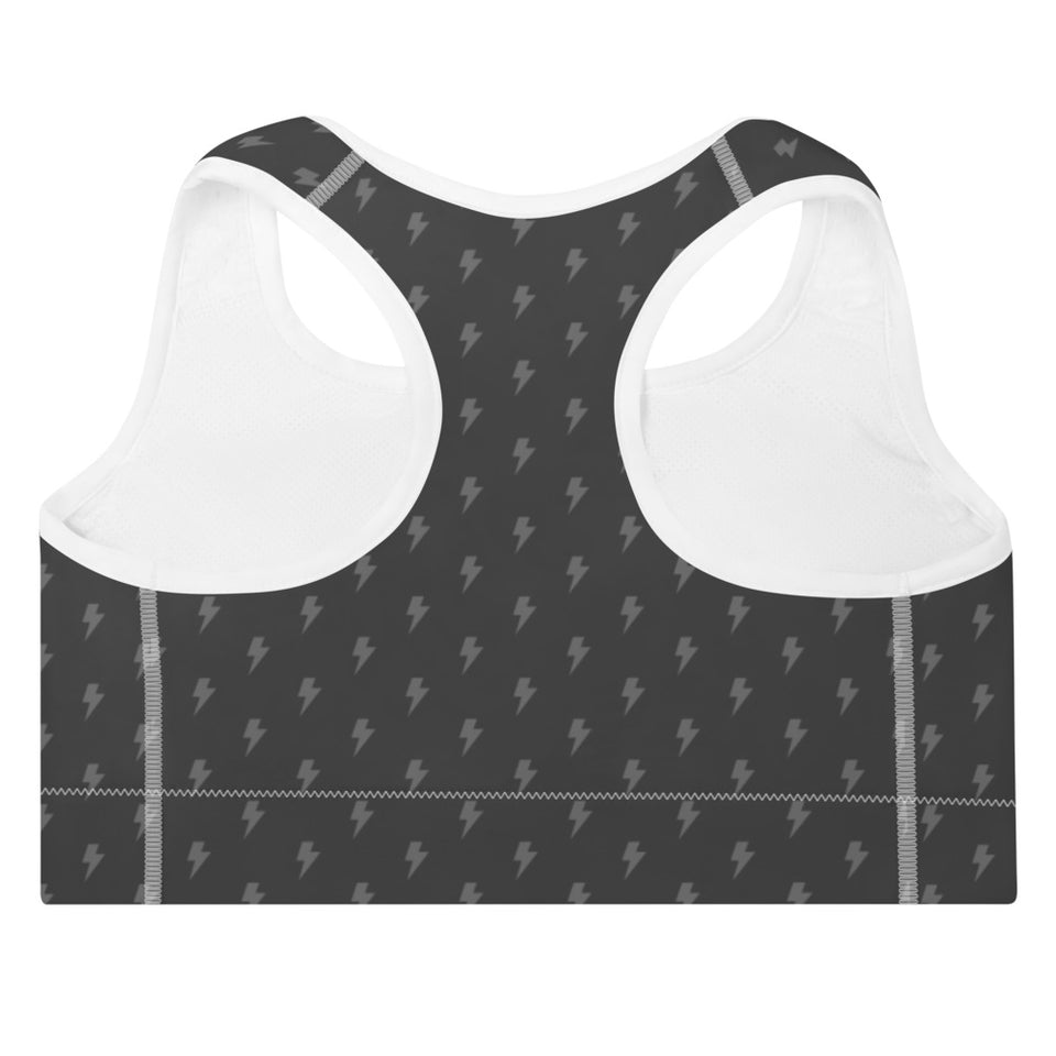 Electric Shower Padded Sports Bra