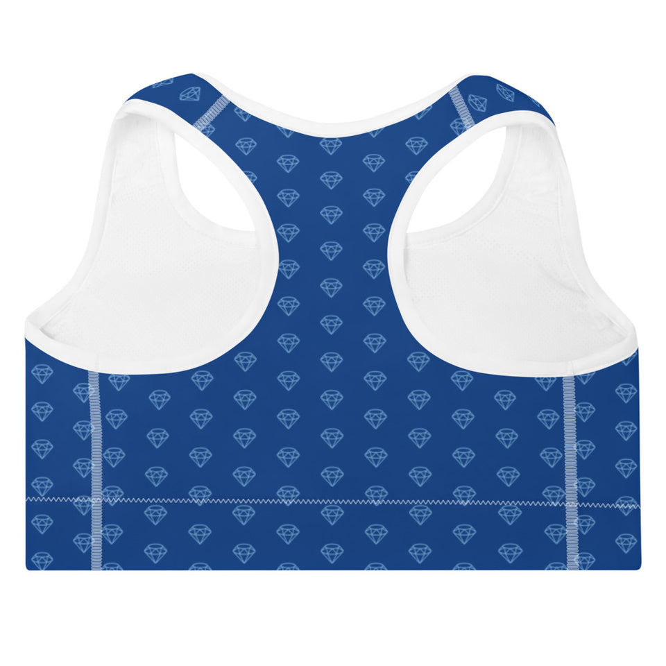 Diamond Seas Padded Sports Bra