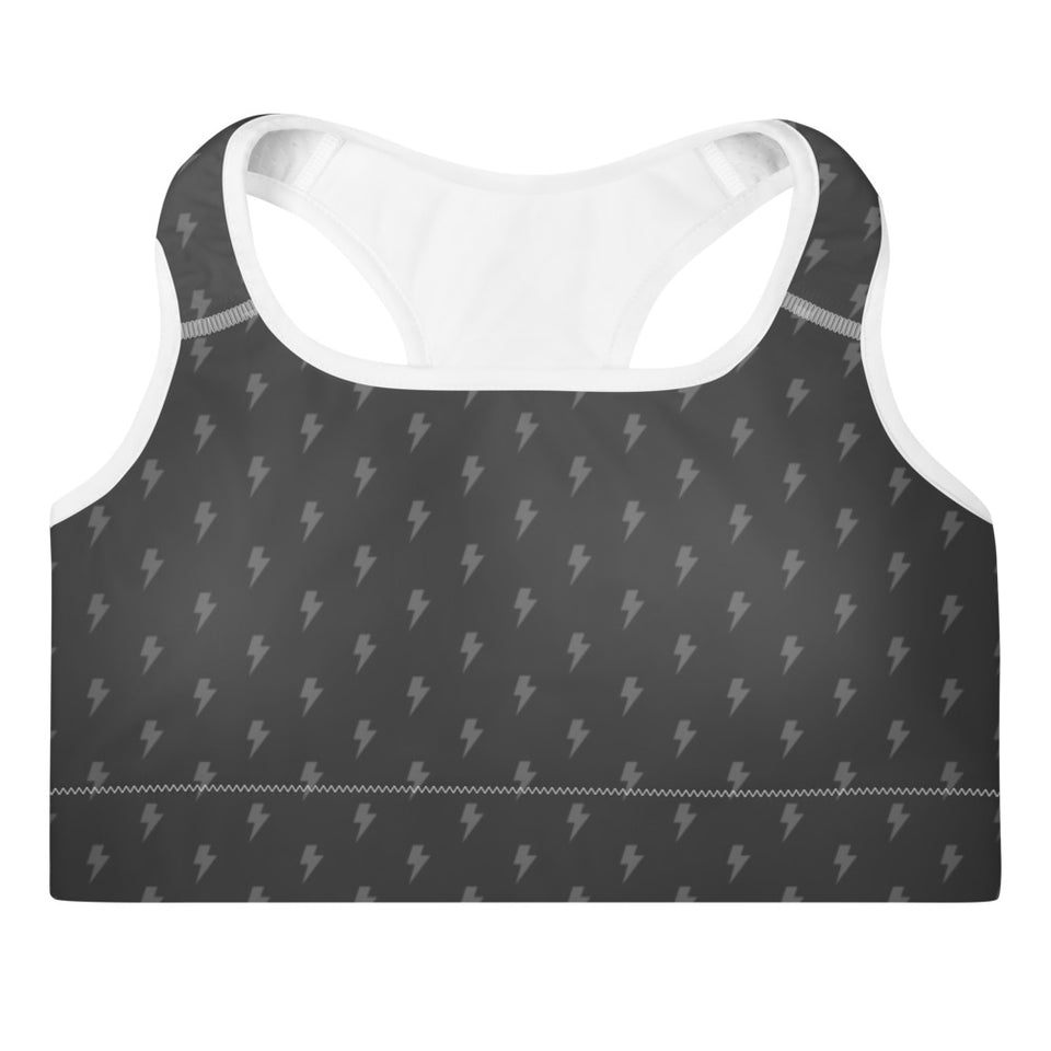 Electric Shower Padded Sports Bra