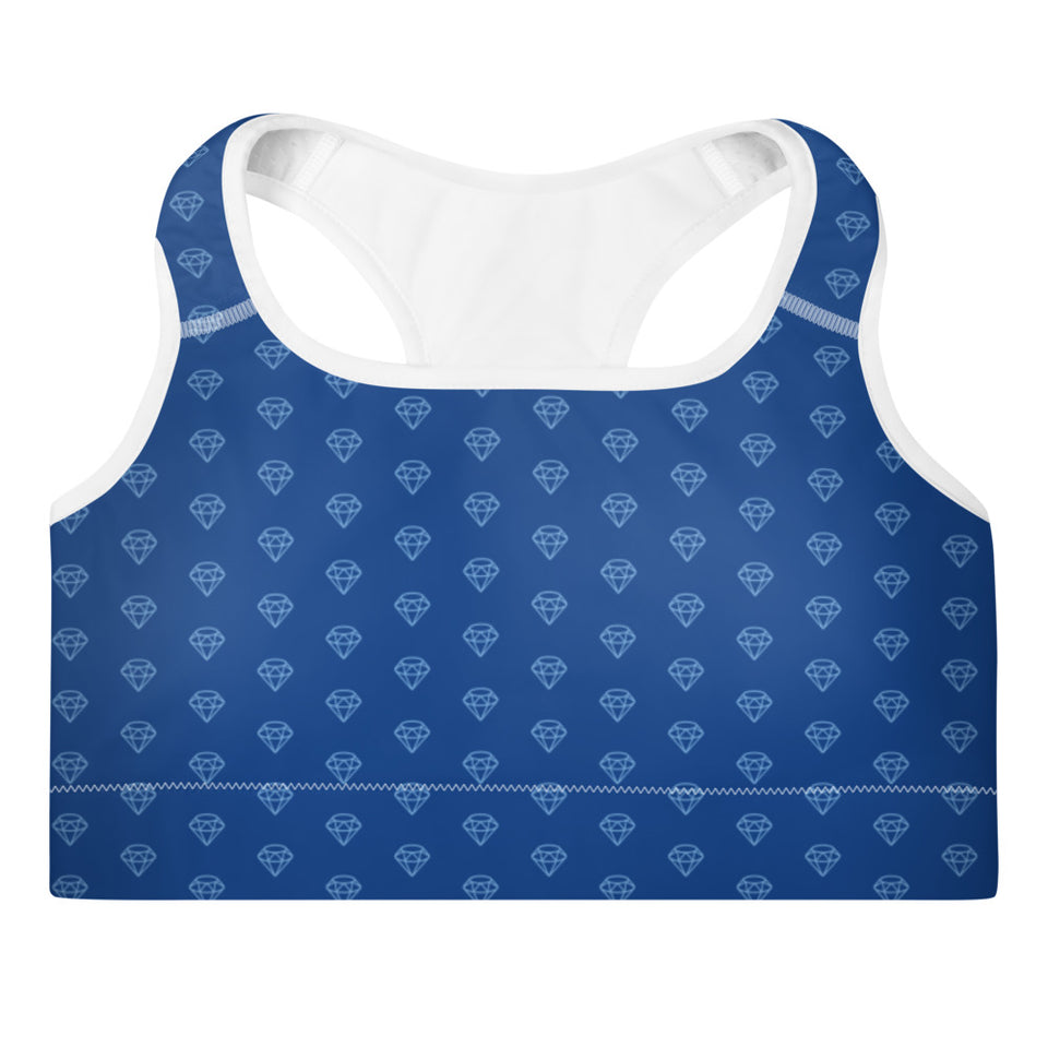 Diamond Seas Padded Sports Bra