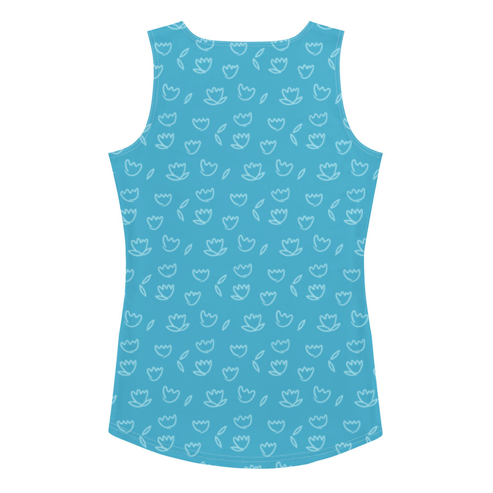 Floral Skies Women's Tank Top