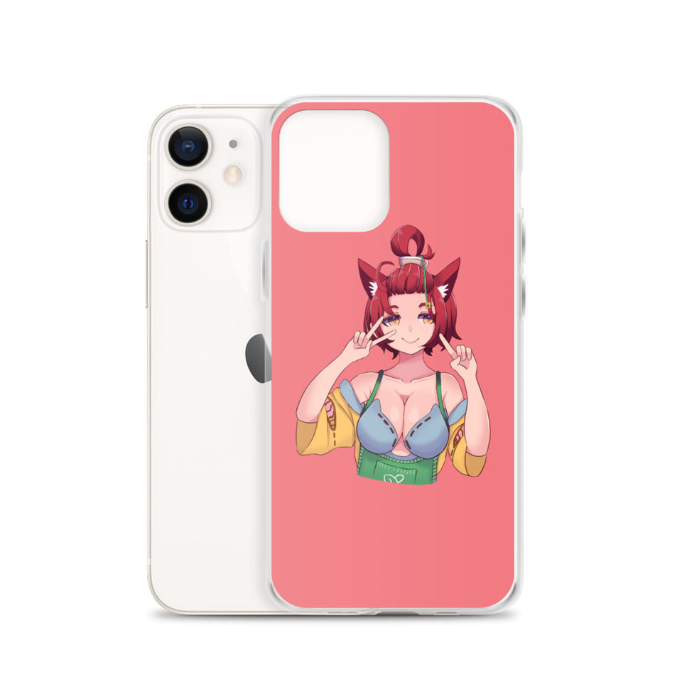 Ayame Kohiko Peace Sign (Wolf Version) iPhone Case