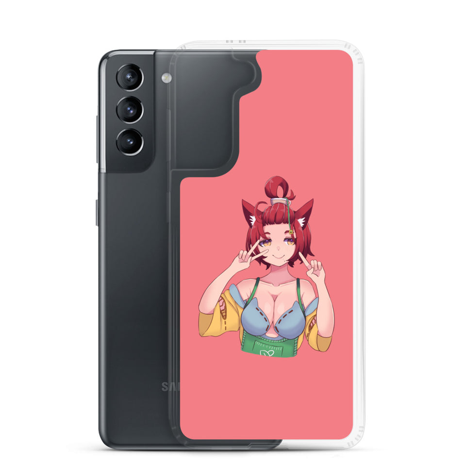 Ayame Kohiko Peace Sign (Wolf Version) Samsung Phone Case