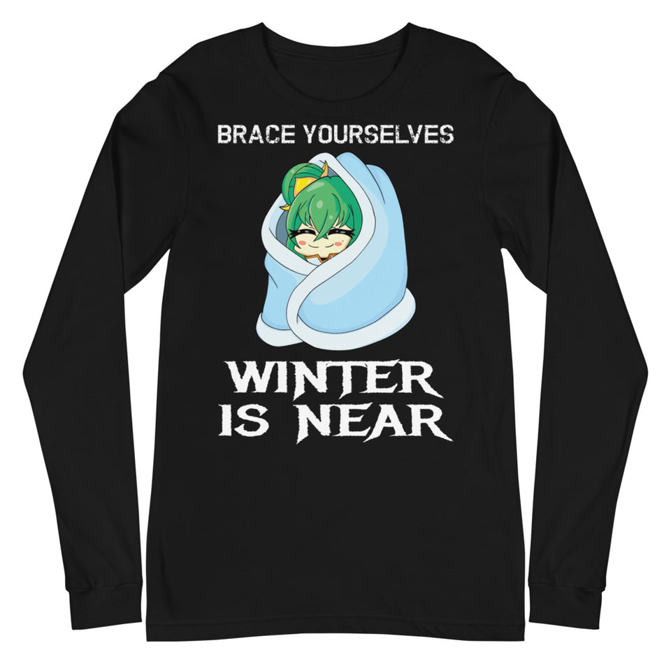 Brace Yourselves Winter Is Near Unisex Long Sleeve Tee