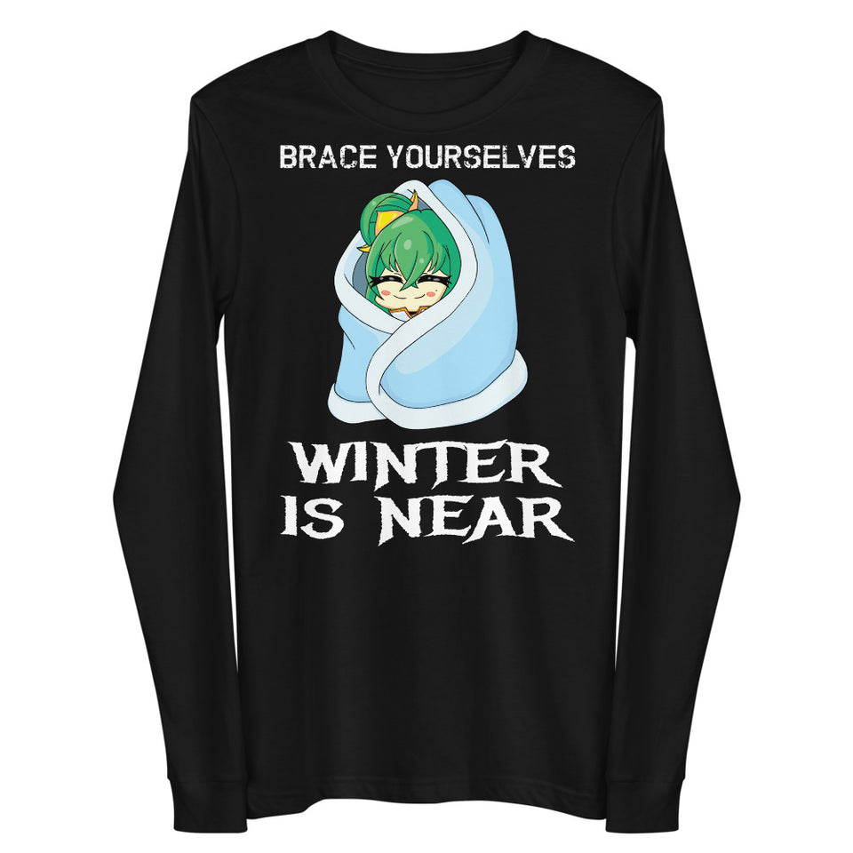 Brace Yourselves Winter Is Near Unisex Long Sleeve Tee