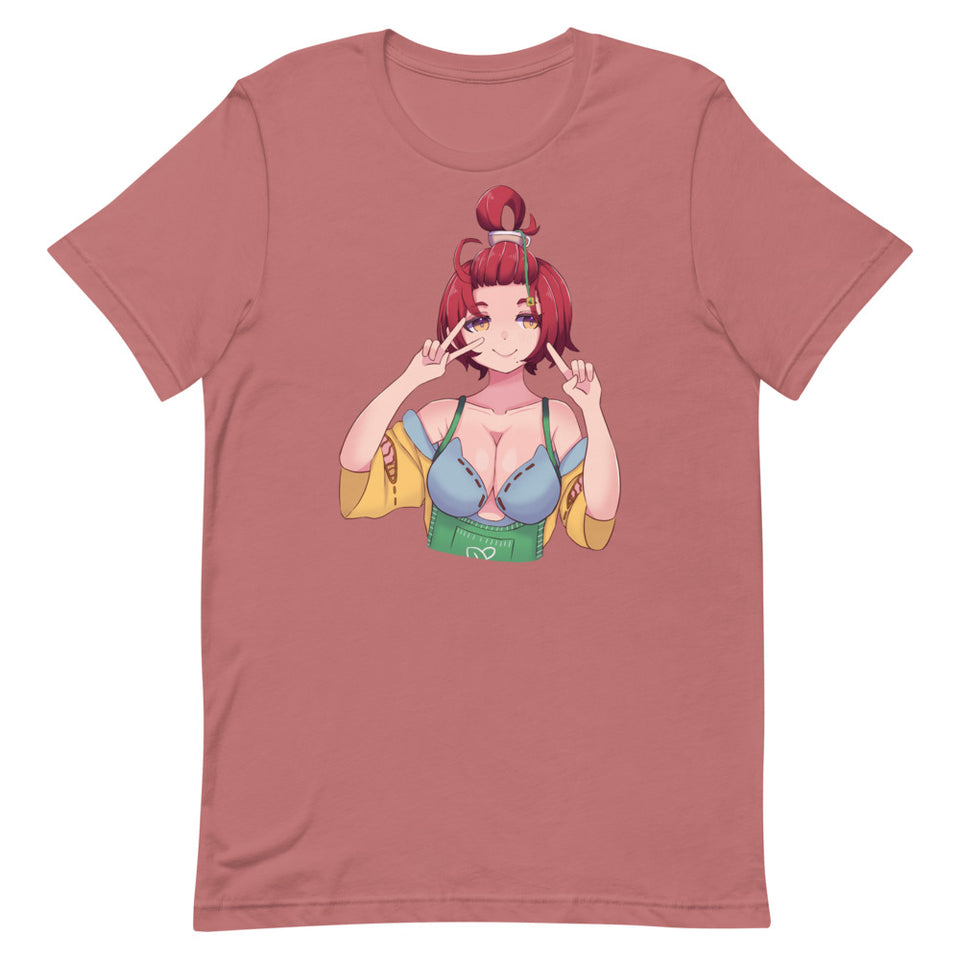 Ayame Kohiko Peace Sign Short-Sleeve Unisex T-Shirt