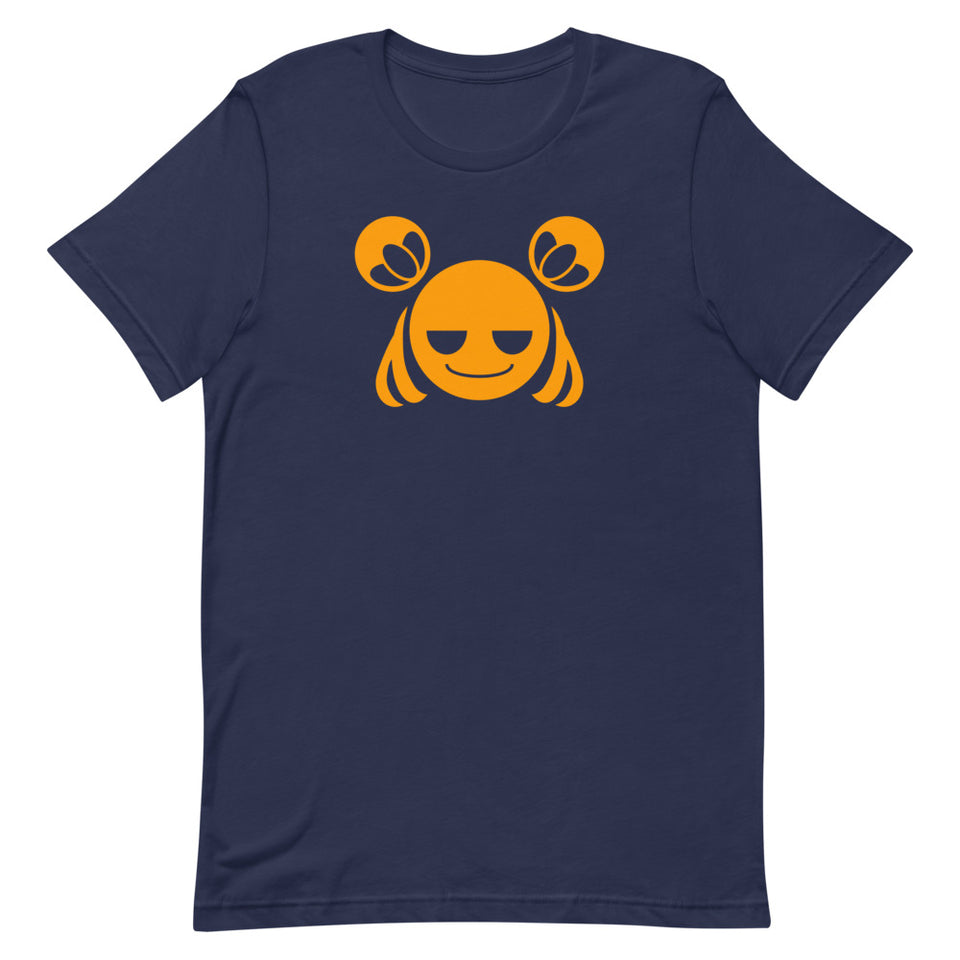 Smug Ivy Orange Face Short-Sleeve Unisex T-Shirt